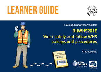 RIIWHS201E Learner Guide Web Cover Small Image